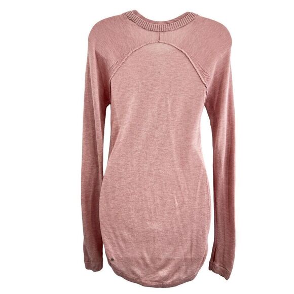 Lululemon Sunshine Coast Long Sleeve Heathered Mink Berry Women's Size 2 - Picture 7 of 10